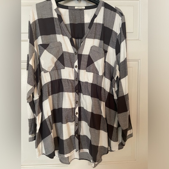 Maurice’s plus size empire waist flannel - Picture 1 of 4